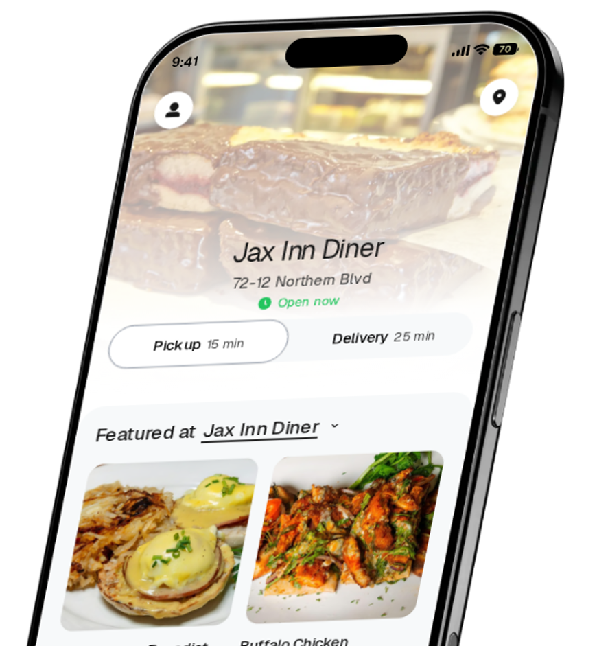Jax Inn Diner app preview