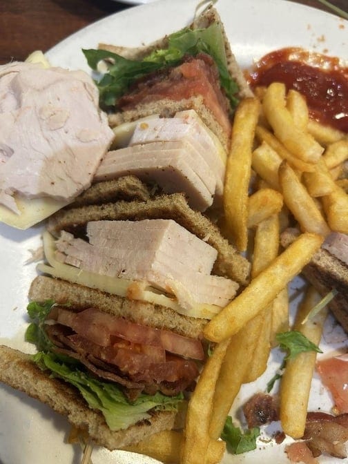 No. 1 Club Sandwich.
