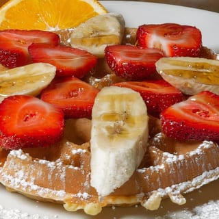 Cannoli Cream Waffles