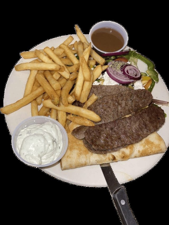 Beef Gyro Platter.