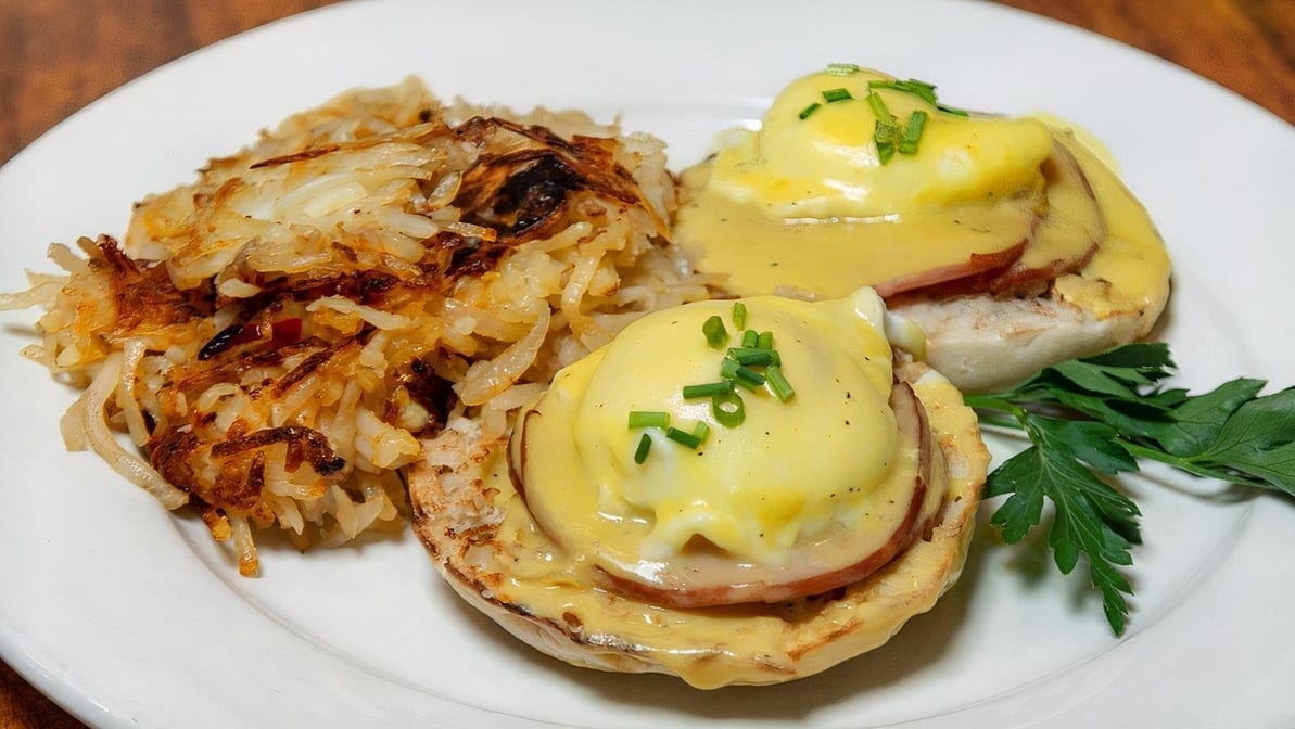 Classic Eggs Benedict.