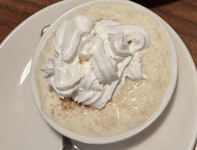 Creamy Rice Pudding.