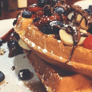 Nutella Waffle Sandwich