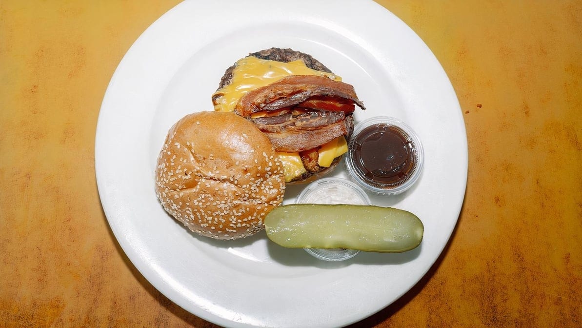 Bacon Cheddar Burger.