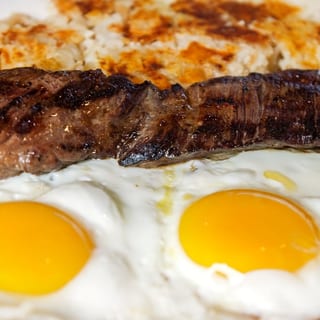 Skirt Steak and Eggs